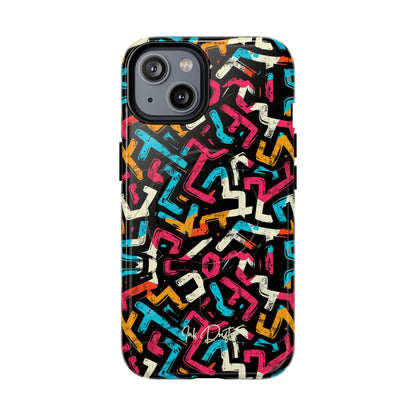 iPhone 14 Glossy Phone Case - Color Frenzy | MagSafe iPhone Case