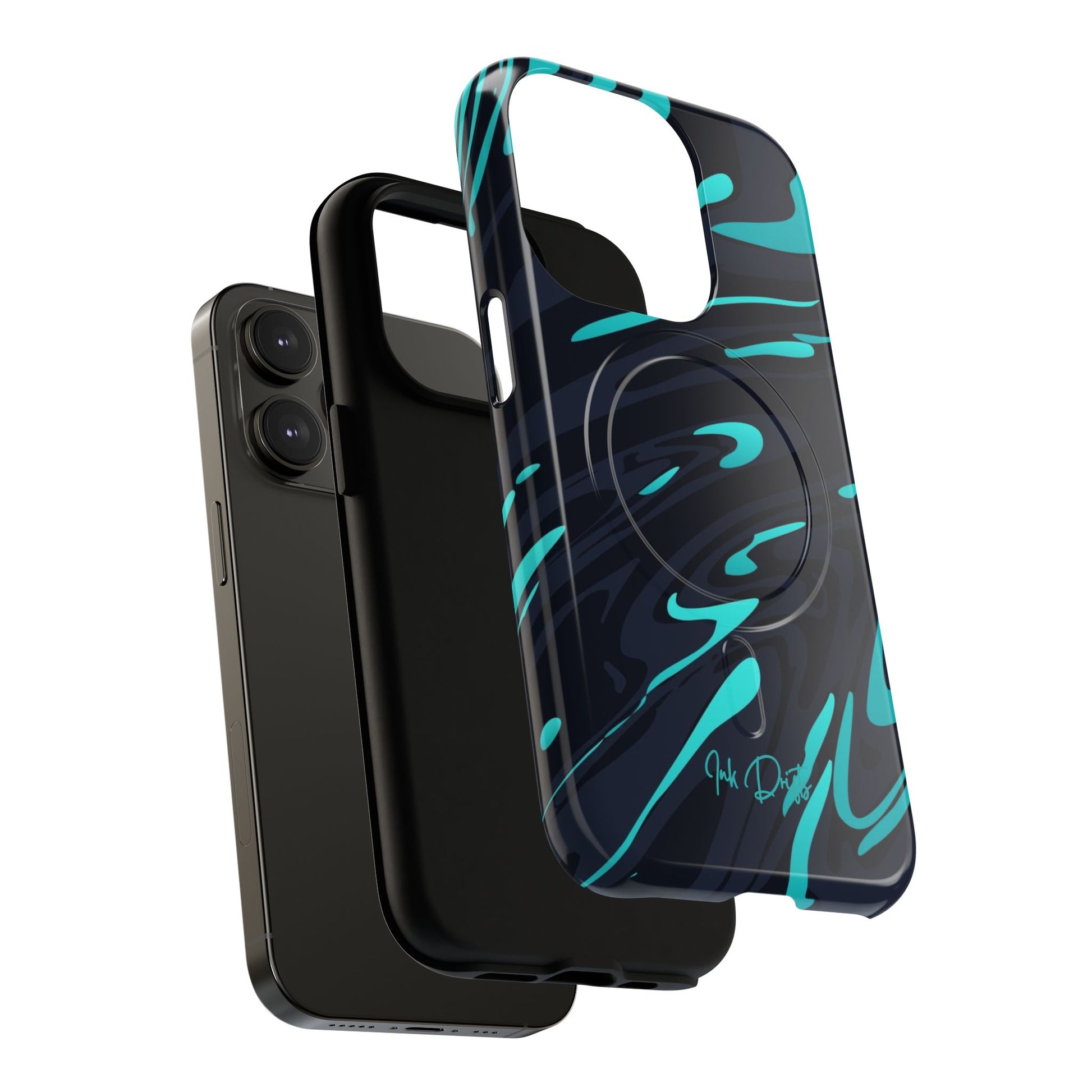 Phone Case - Turquoise Splash | MagSafe iPhone Case