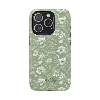 iPhone 15 Pro Matte Phone Case - Garden Whisper | MagSafe iPhone Case