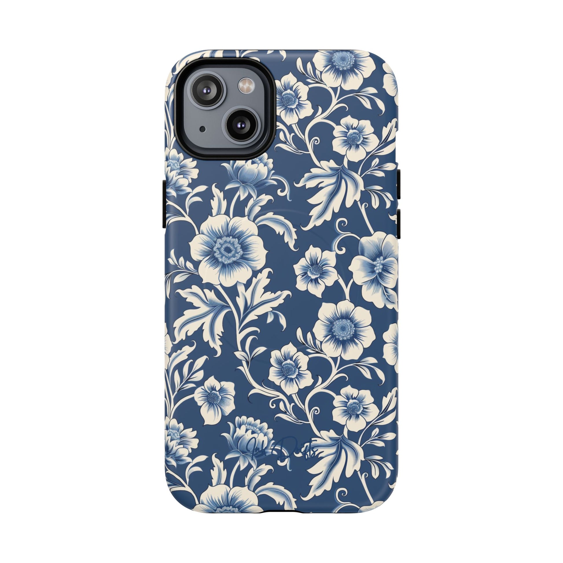 iPhone 14 Plus Matte Phone Case - Regal Florals | MagSafe iPhone Case