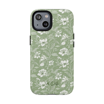 iPhone 14 Matte Phone Case - Garden Whisper | MagSafe iPhone Case