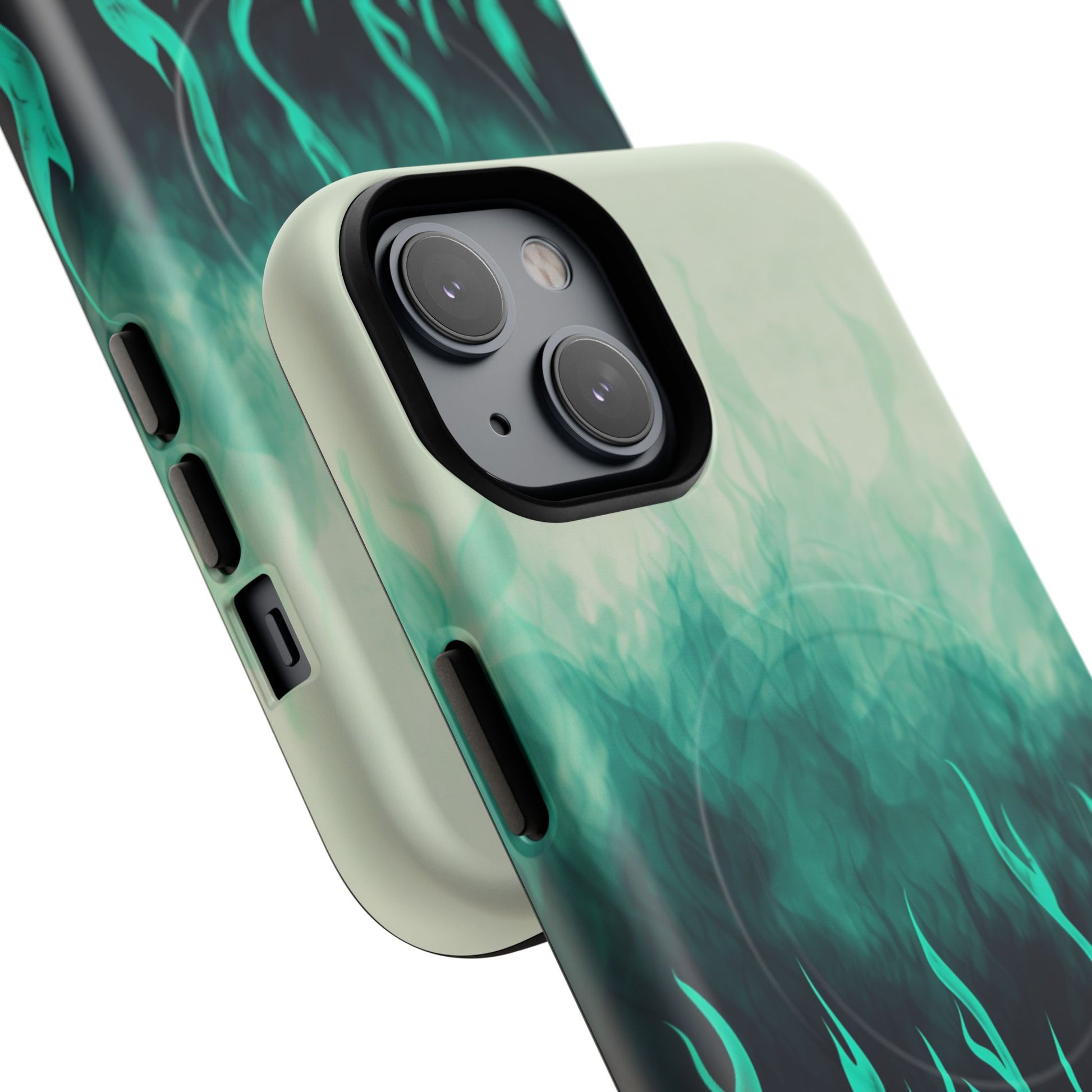 Phone Case - Teal Inferno | MagSafe iPhone Case