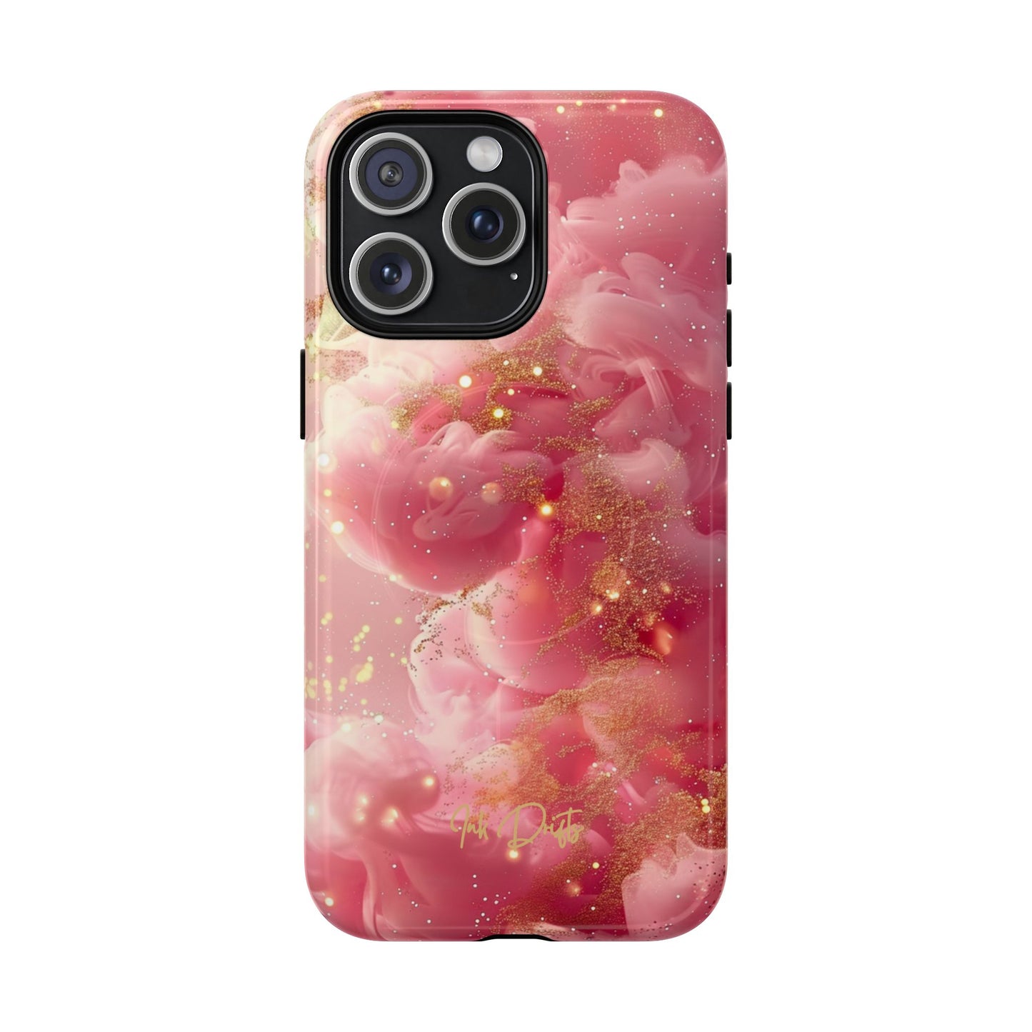 iPhone 15 Pro Max Glossy Phone Case - Golden Cloud | MagSafe iPhone Case