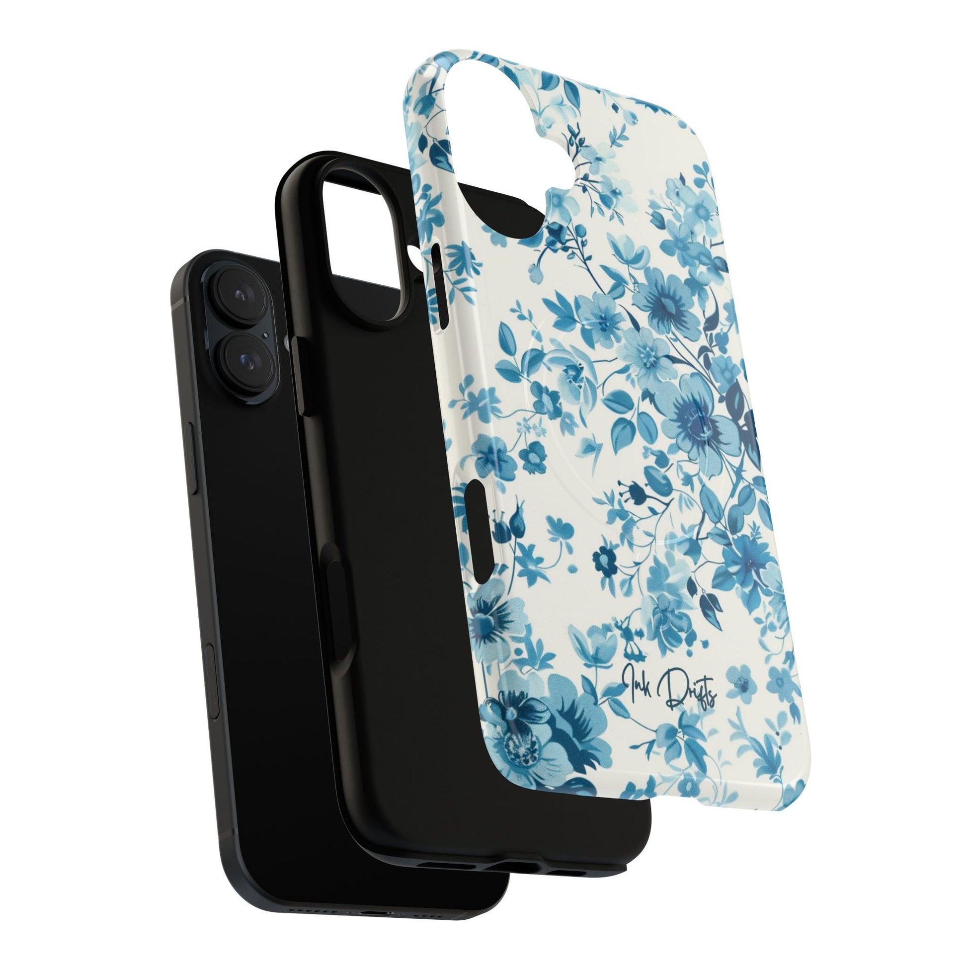 Phone Case - Blue Blossom | MagSafe iPhone Case