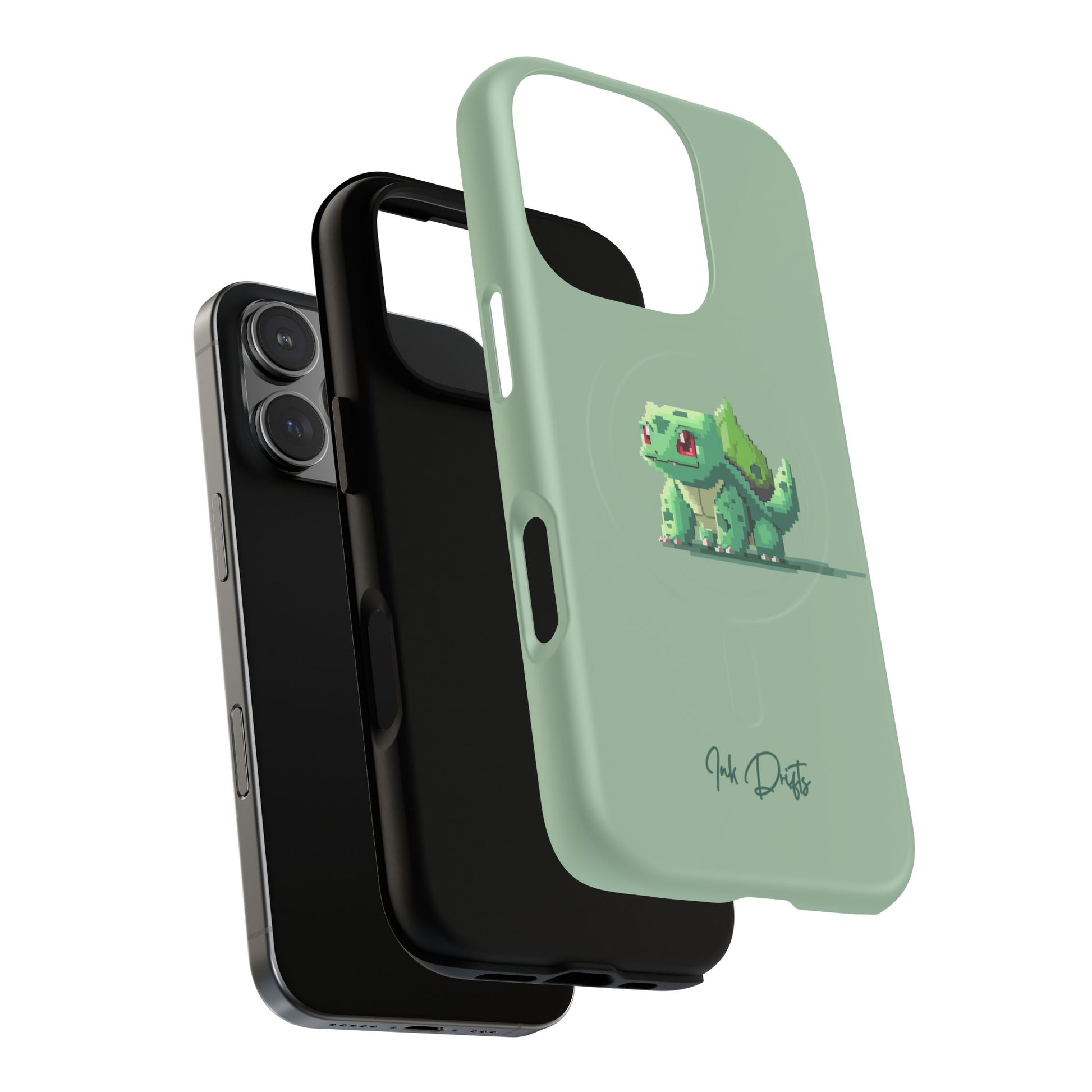 Phone Case - Pixel Bulbasaur | MagSafe iPhone Case