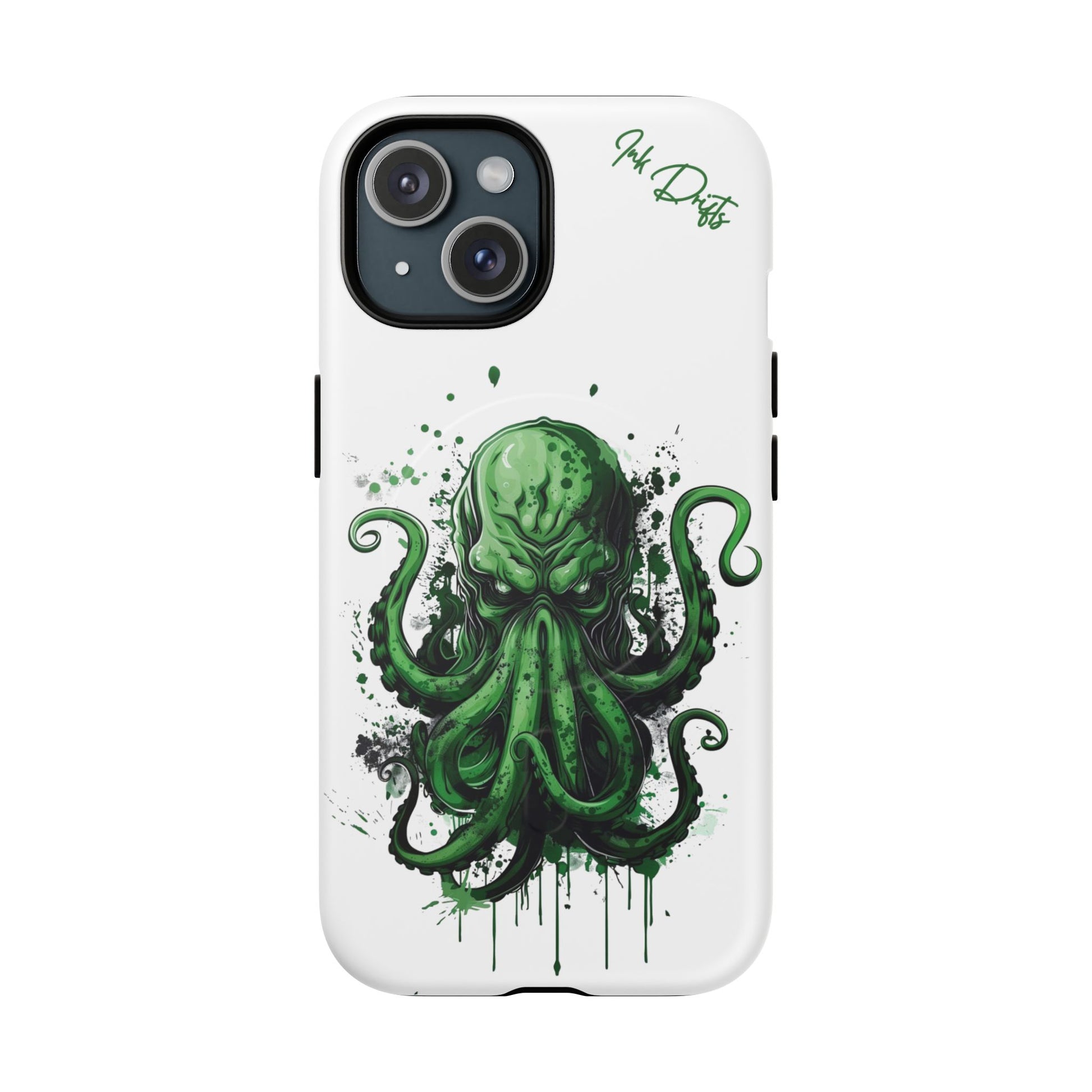 iPhone 15 Matte Phone Case - Kraken Fury | MagSafe iPhone Case