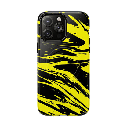 iPhone 14 Pro Max Glossy Phone Case - Bumble Bee | MagSafe iPhone Case