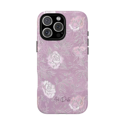 iPhone 16 Pro Max Matte Phone Case - Silken Roses | MagSafe iPhone Case