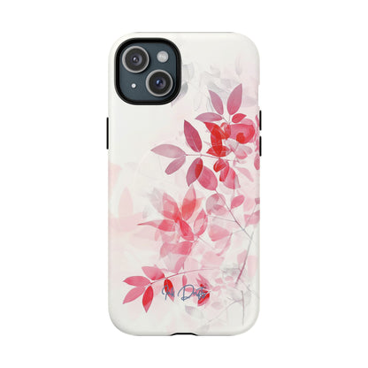 iPhone 15 Plus Matte Phone Case - Whispering Leaves | MagSafe iPhone Case