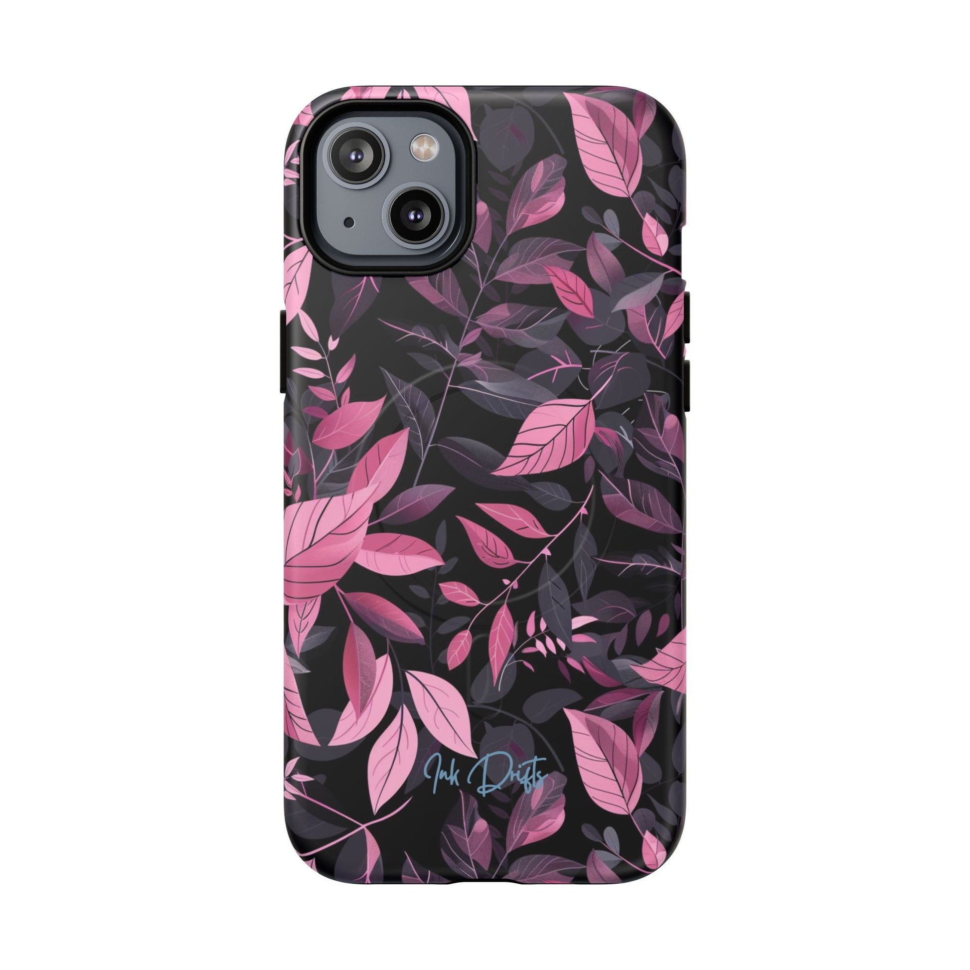 iPhone 14 Plus Matte Phone Case - Dusky Leaves | MagSafe iPhone Case