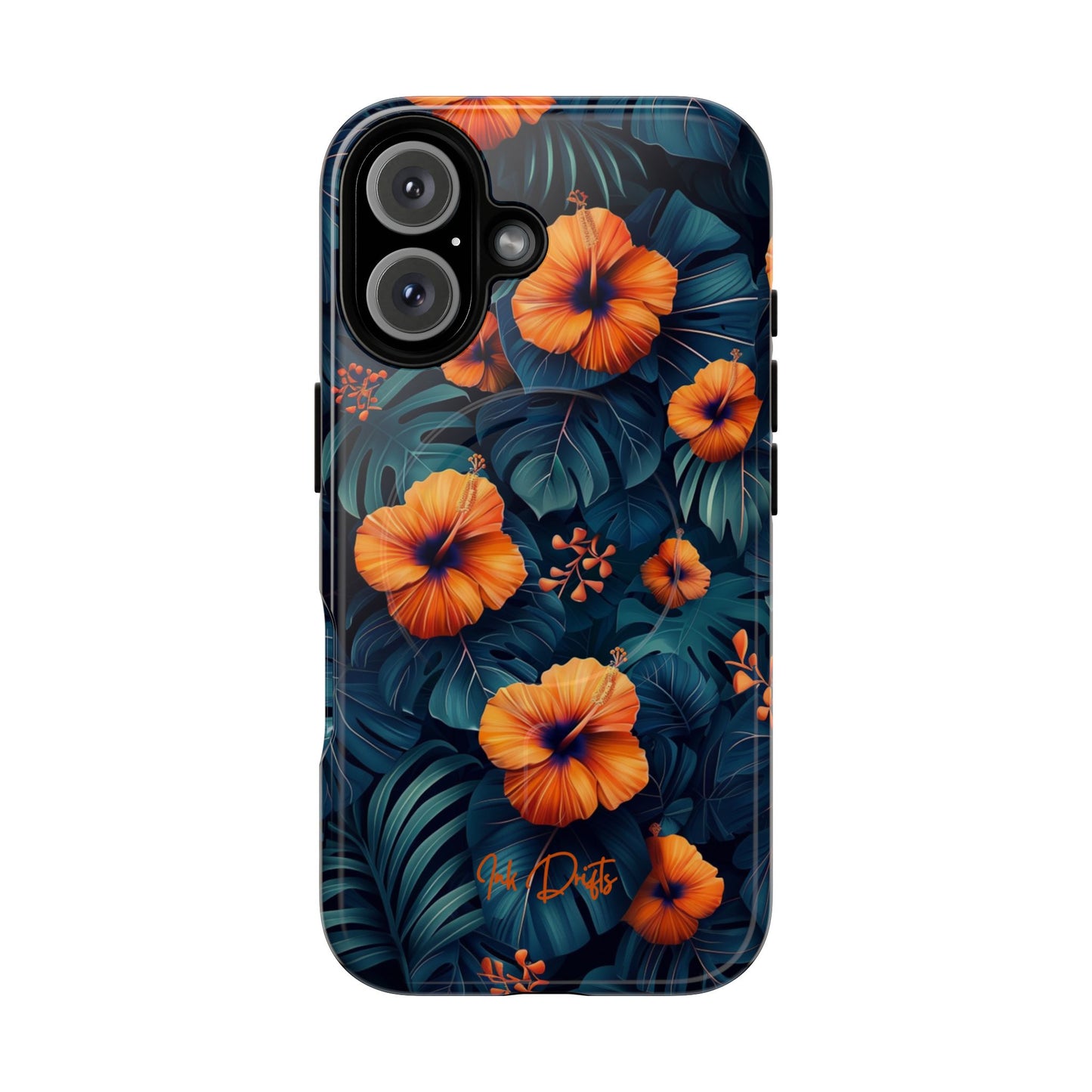 iPhone 16 Glossy Phone Case - Island Bloom | MagSafe iPhone Case