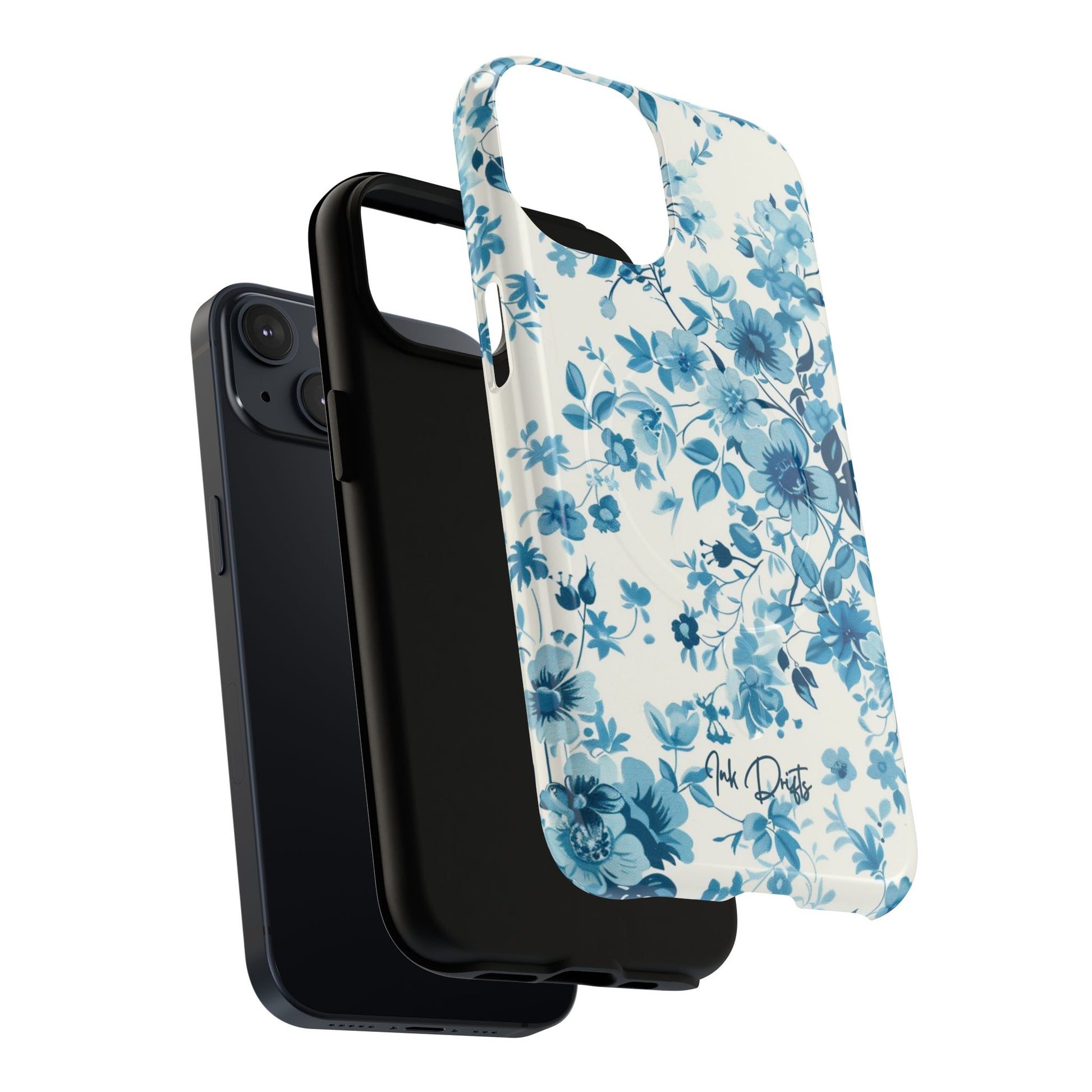 Phone Case - Blue Blossom | MagSafe iPhone Case