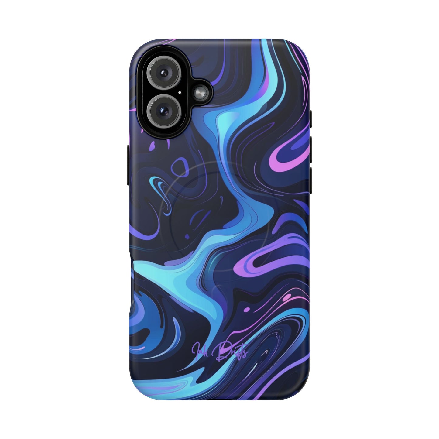 iPhone 16 Plus Matte Phone Case - Cosmic Flow | MagSafe iPhone Case