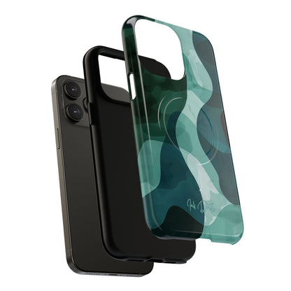 Phone Case - Verdant Waves | MagSafe iPhone Case