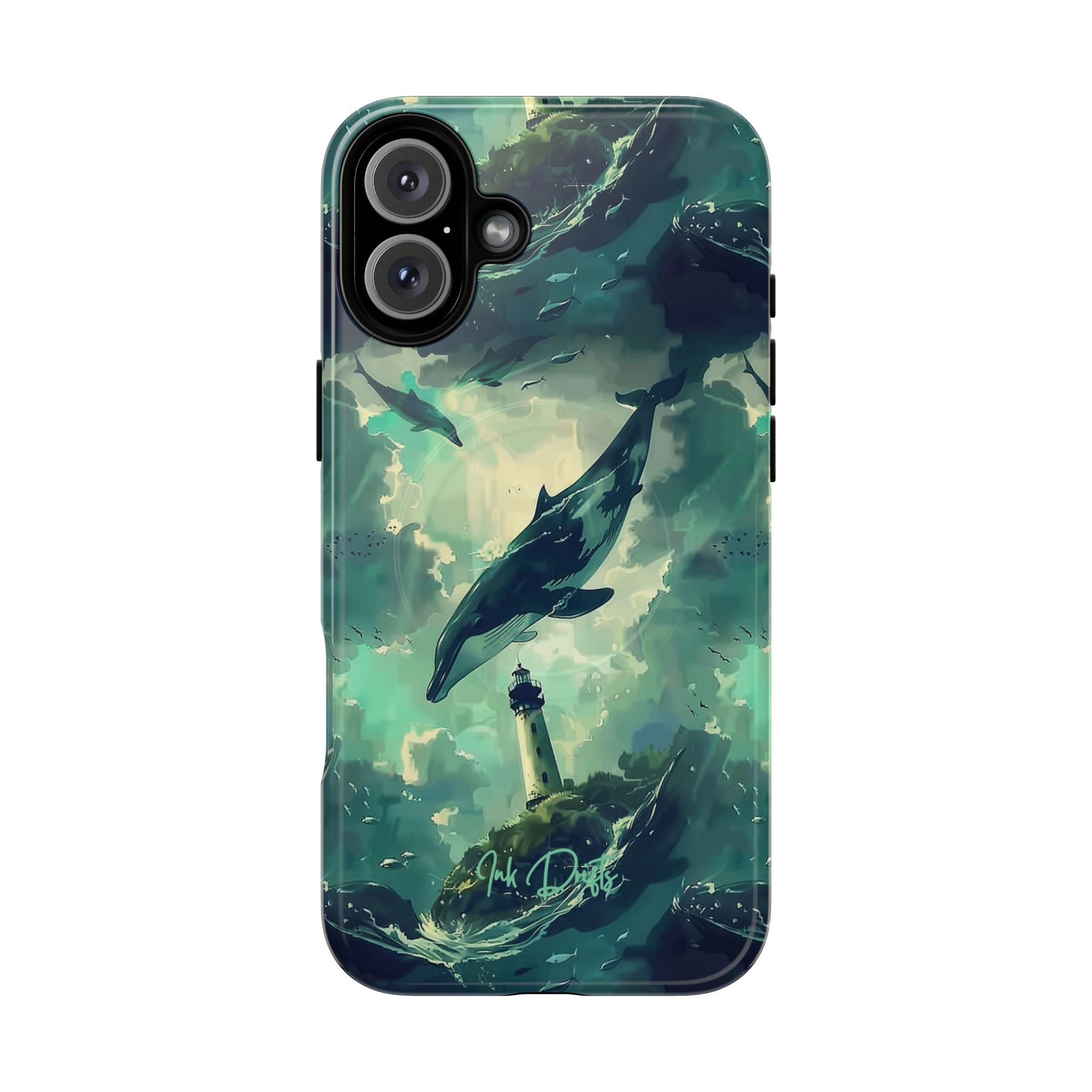 iPhone 16 Plus Glossy Phone Case - Ocean Dream | MagSafe iPhone Case