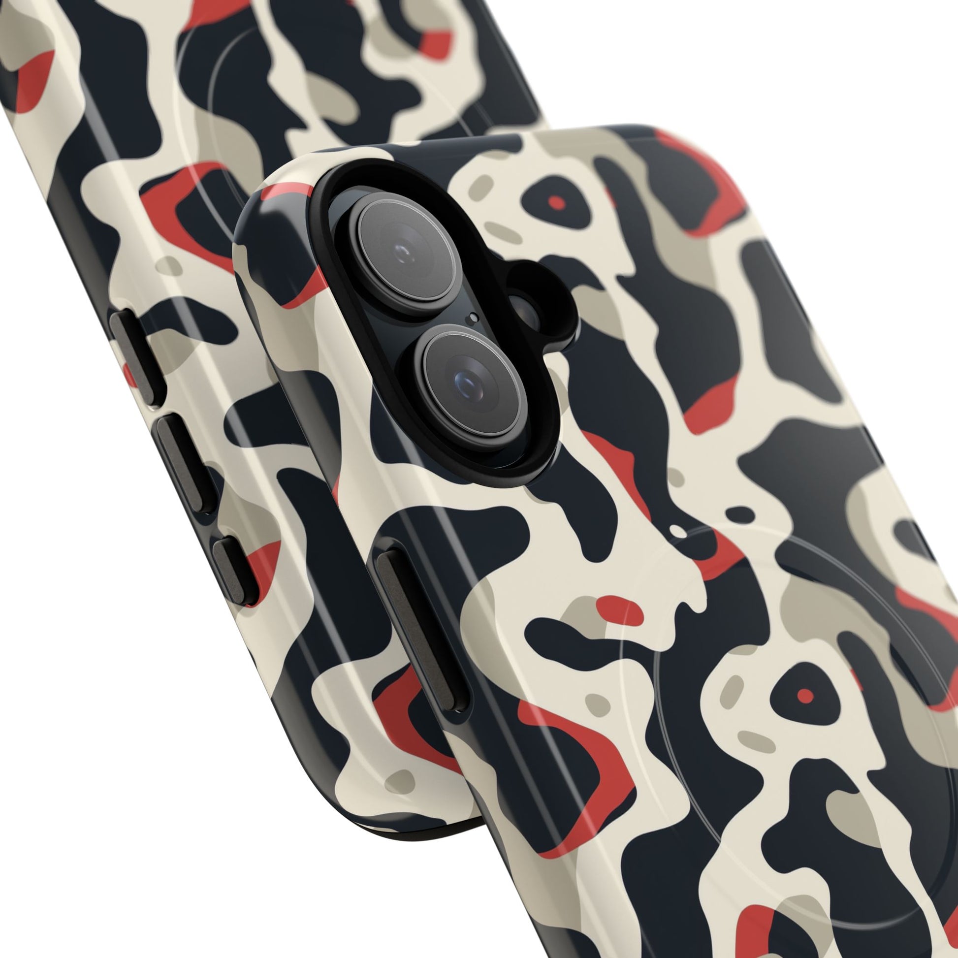 Phone Case - Cream Red Camo | MagSafe iPhone Case