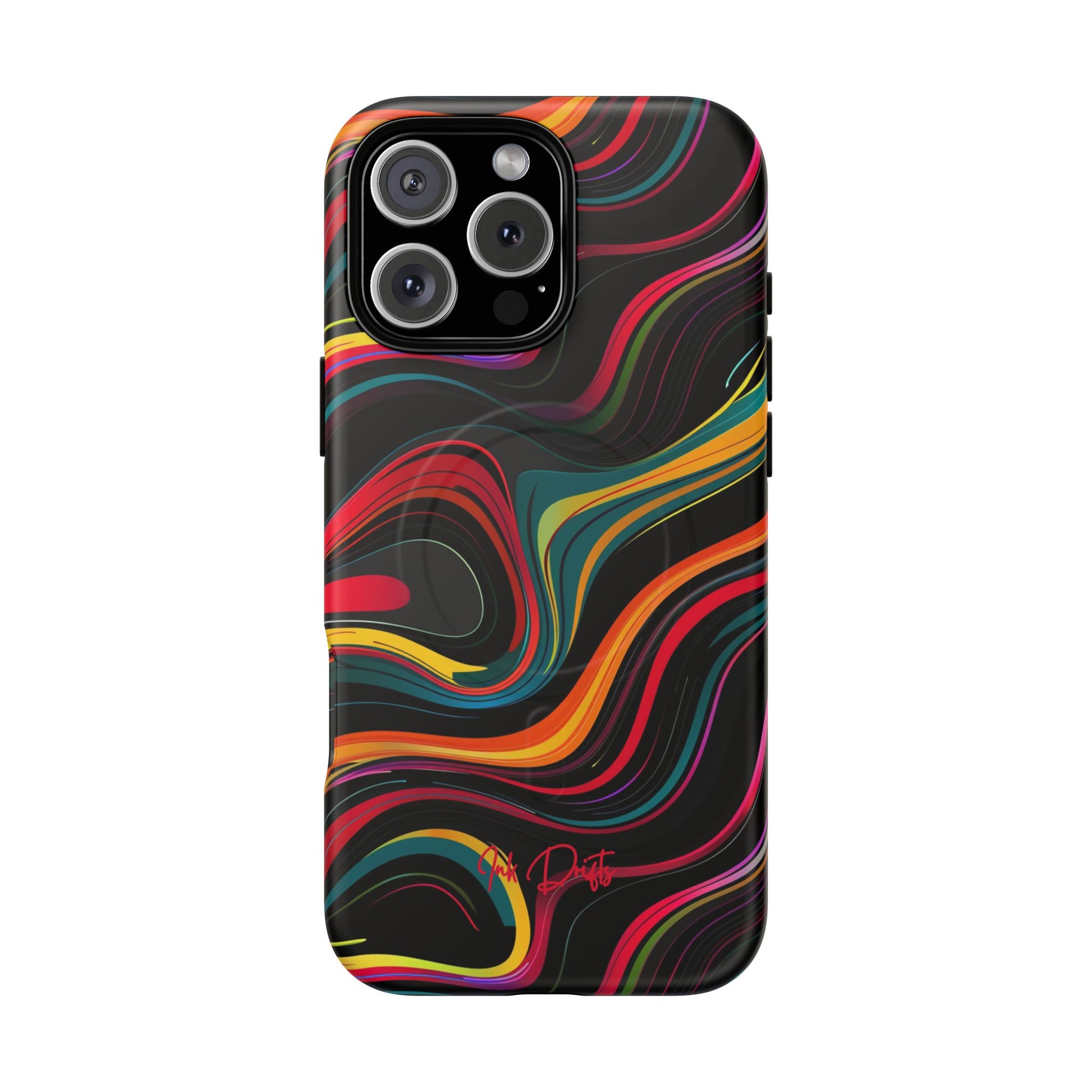 iPhone 16 Pro Max Matte Phone Case - Vivid Currents | MagSafe iPhone Case