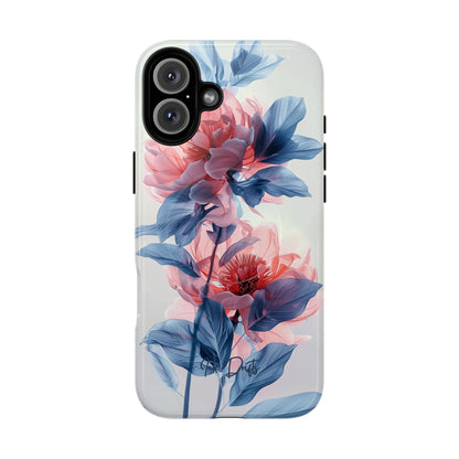 iPhone 16 Plus Glossy Phone Case - Ethereal Blooms | MagSafe iPhone Case