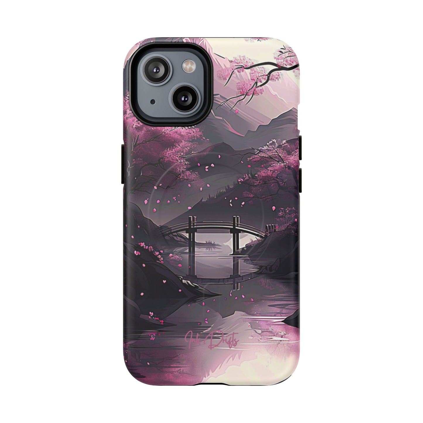 iPhone 14 Matte Phone Case - Blossom Bridge | MagSafe iPhone Case