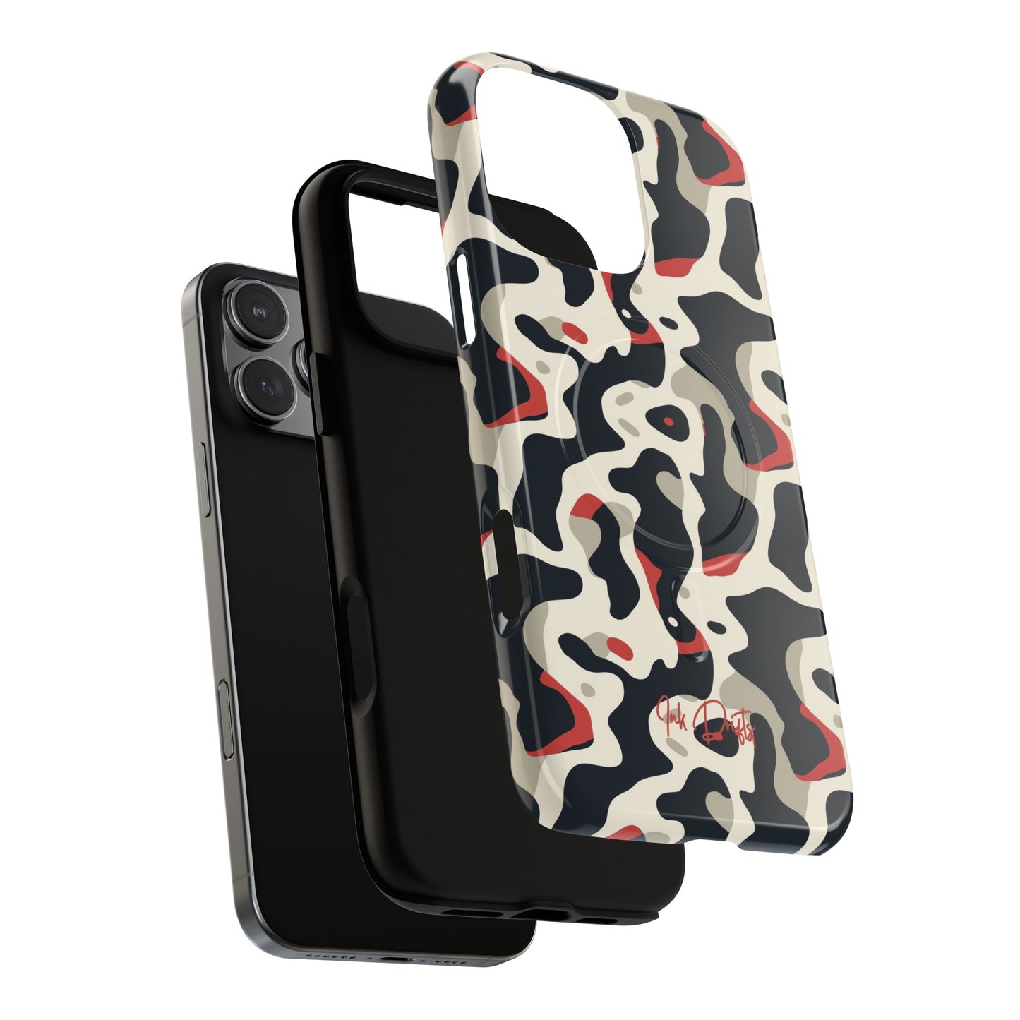 Phone Case - Cream Red Camo | MagSafe iPhone Case