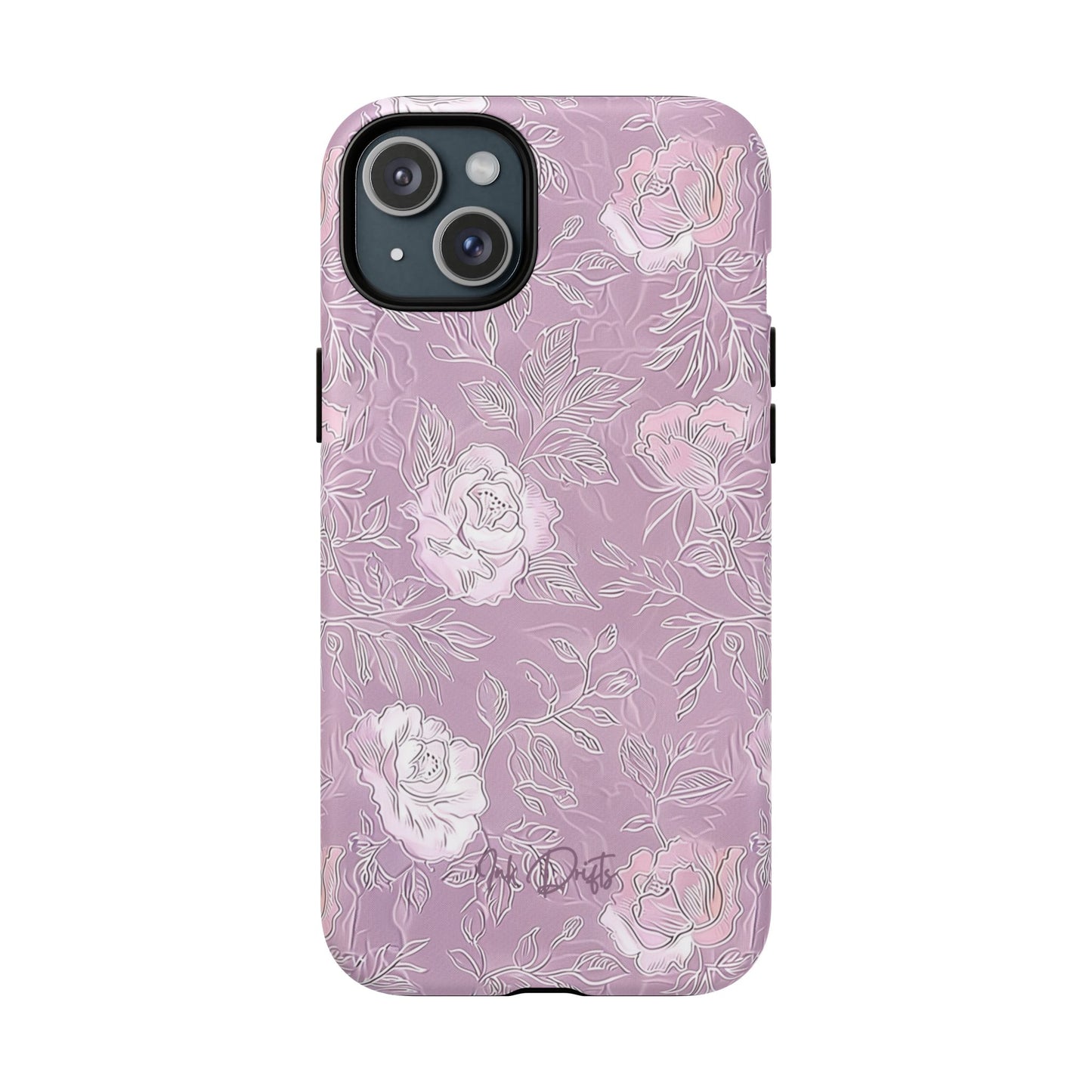 iPhone 15 Plus Matte Phone Case - Silken Roses | MagSafe iPhone Case