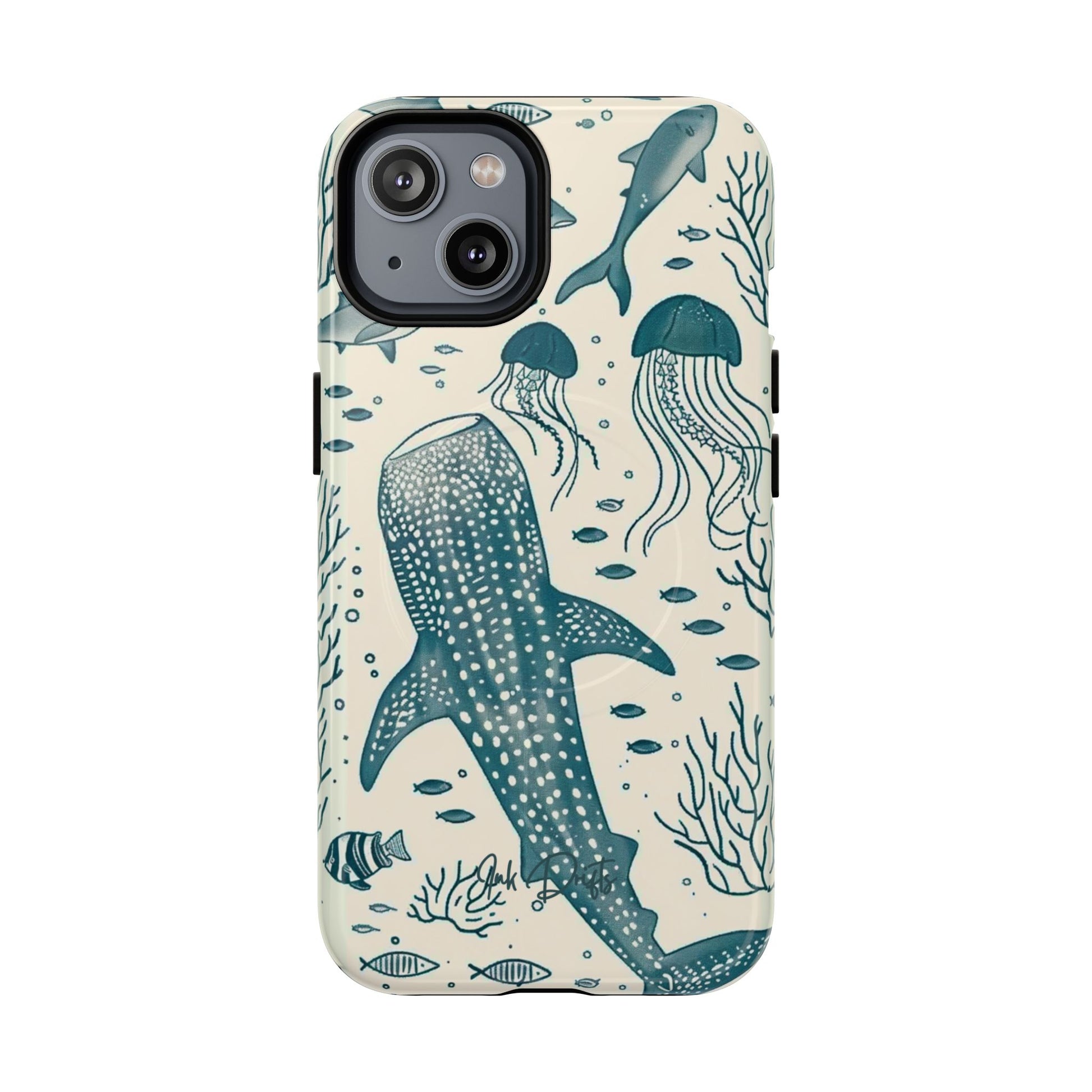 iPhone 14 Glossy Phone Case - Ocean Depths | MagSafe iPhone Case