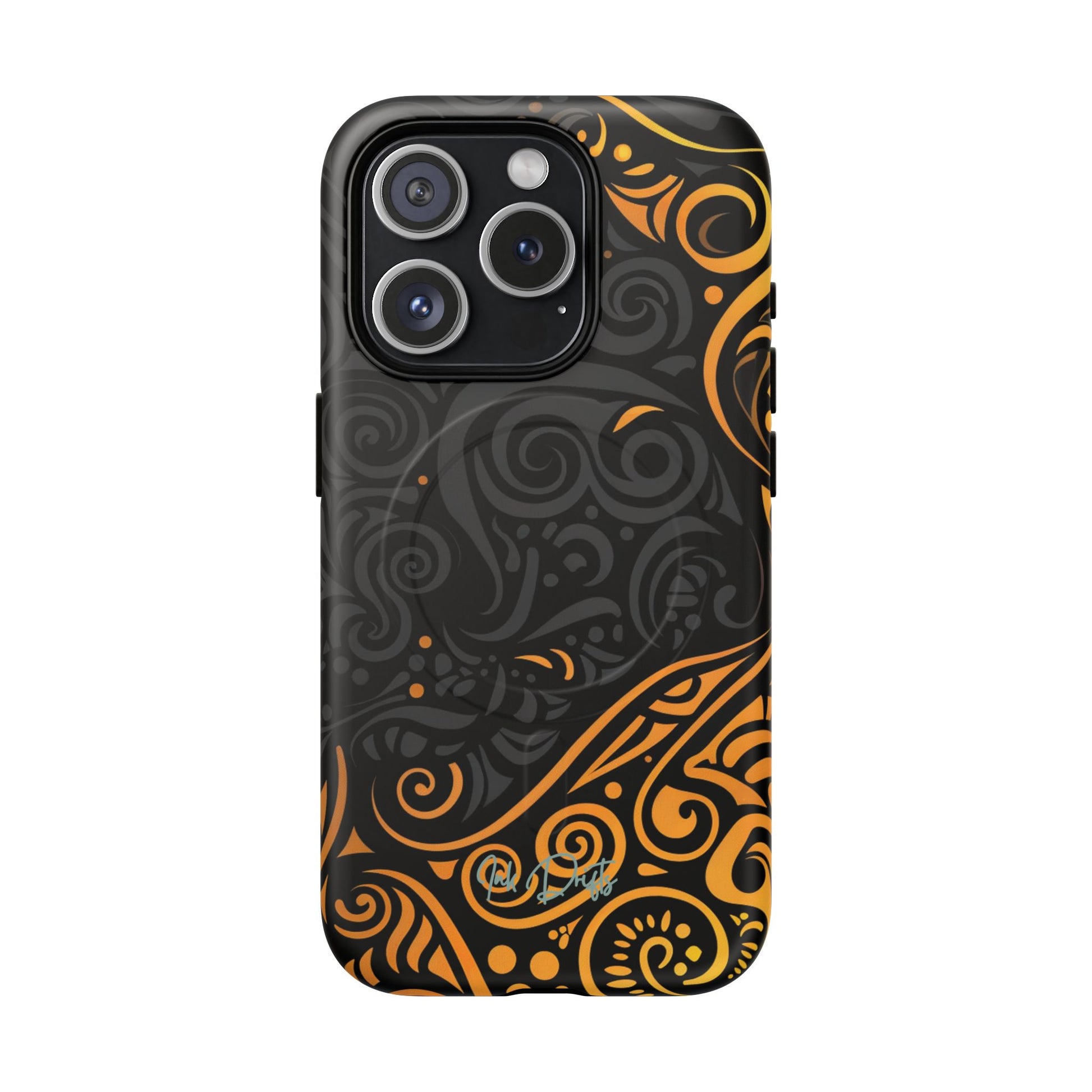 iPhone 15 Pro Matte Phone Case - Sun Eclipse | MagSafe iPhone Case