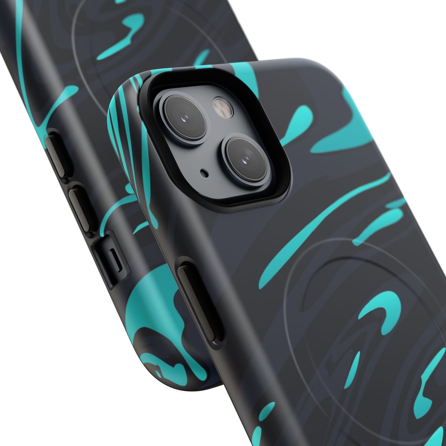 Phone Case - Turquoise Splash | MagSafe iPhone Case