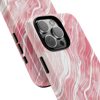 Phone Case - Blush Waves | MagSafe iPhone Case