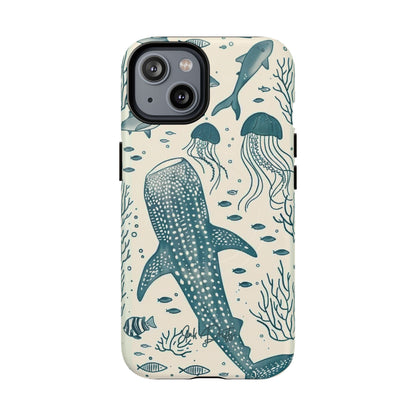 iPhone 14 Matte Phone Case - Ocean Depths | MagSafe iPhone Case