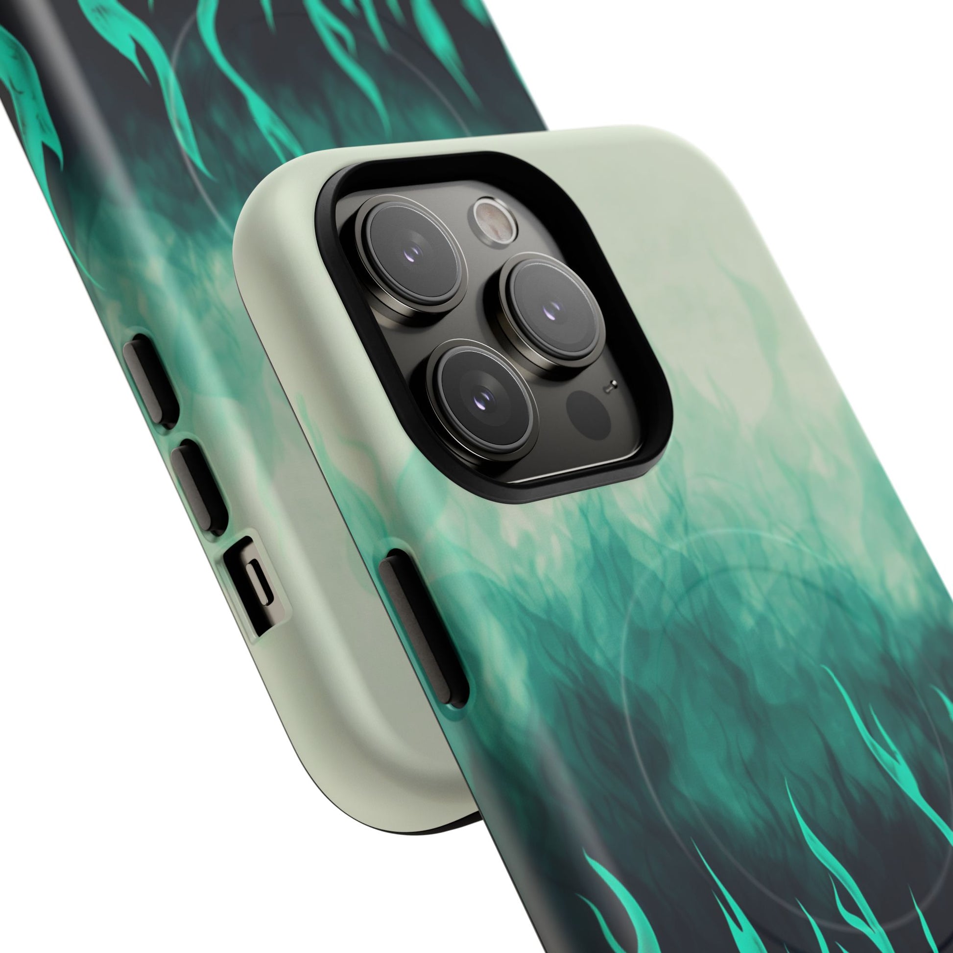 Phone Case - Teal Inferno | MagSafe iPhone Case