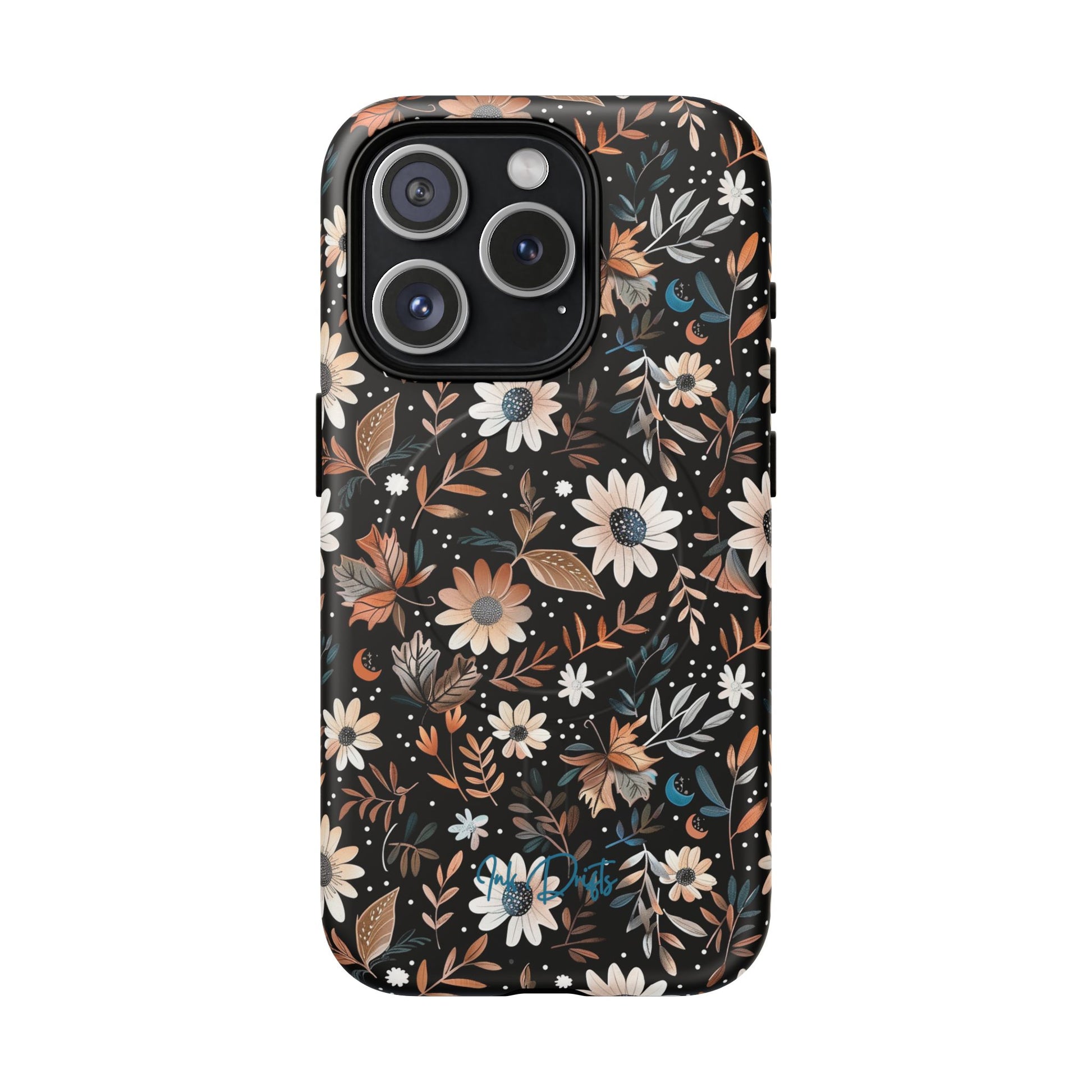 iPhone 15 Pro Matte Phone Case - Midnight Meadow | MagSafe iPhone Case