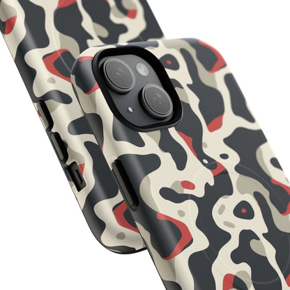 Phone Case - Cream Red Camo | MagSafe iPhone Case