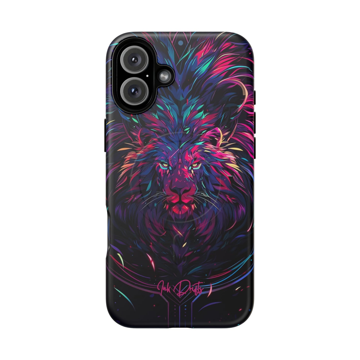 iPhone 16 Plus Matte Phone Case - Neon Majesty | MagSafe iPhone Case