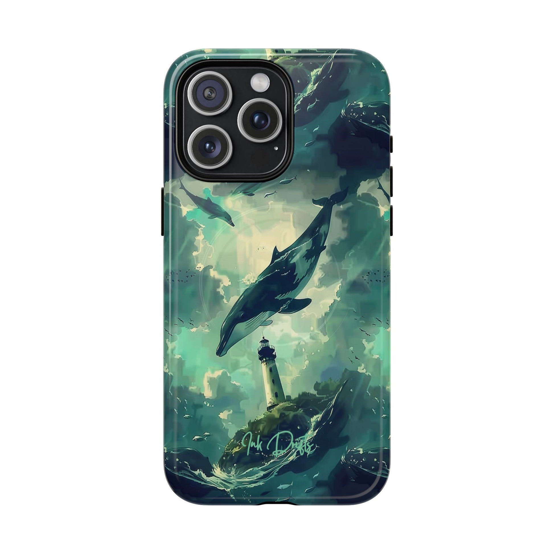 iPhone 15 Pro Max Glossy Phone Case - Ocean Dream | MagSafe iPhone Case