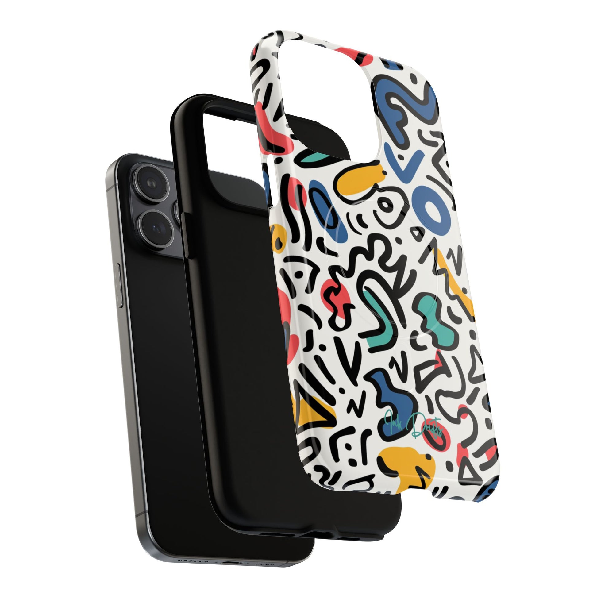 Phone Case - Playful Doodles | MagSafe iPhone Case