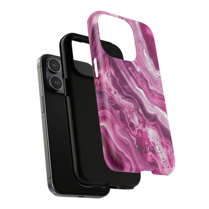 Phone Case - Pink Marble | MagSafe iPhone Case