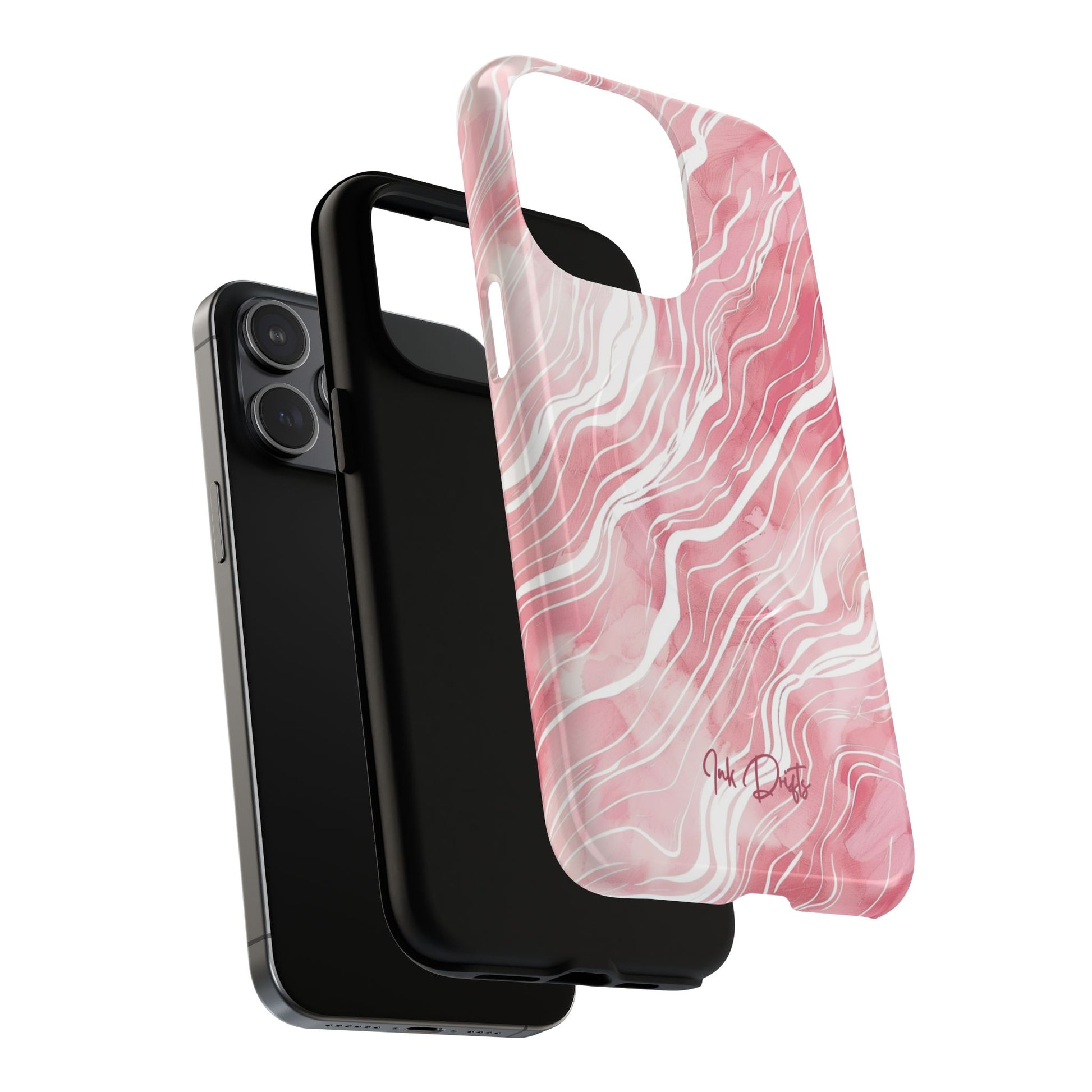 Phone Case - Blush Waves | MagSafe iPhone Case