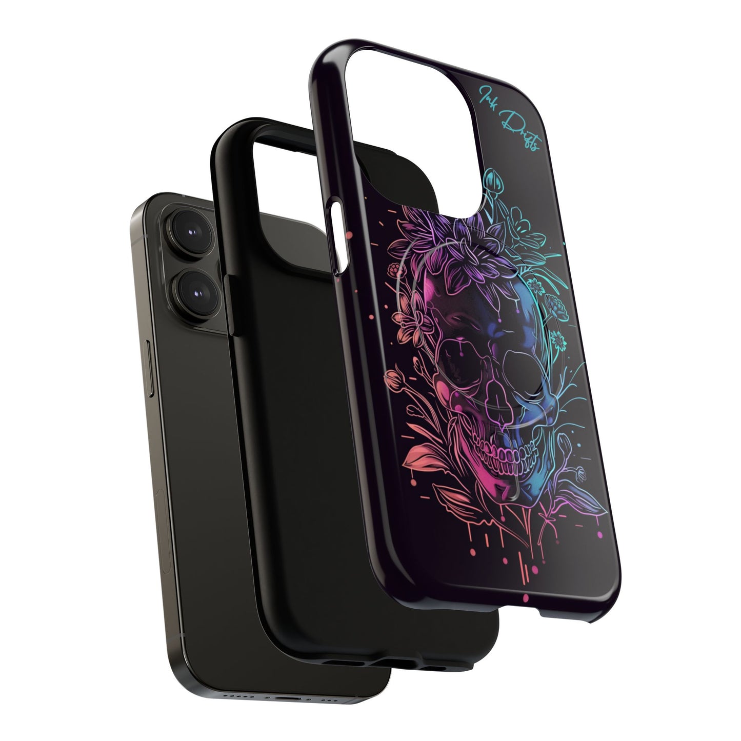 Phone Case - Neon Skull | MagSafe iPhone Case