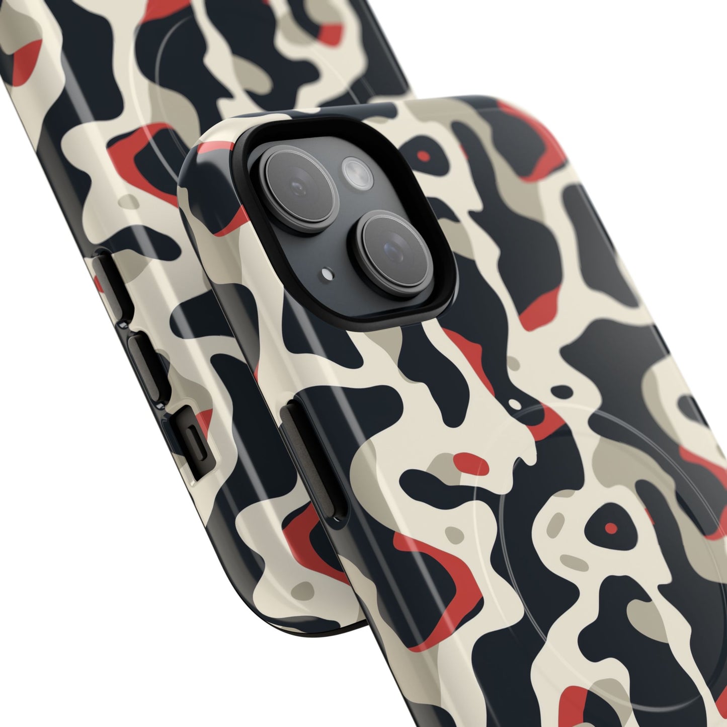 Phone Case - Cream Red Camo | MagSafe iPhone Case