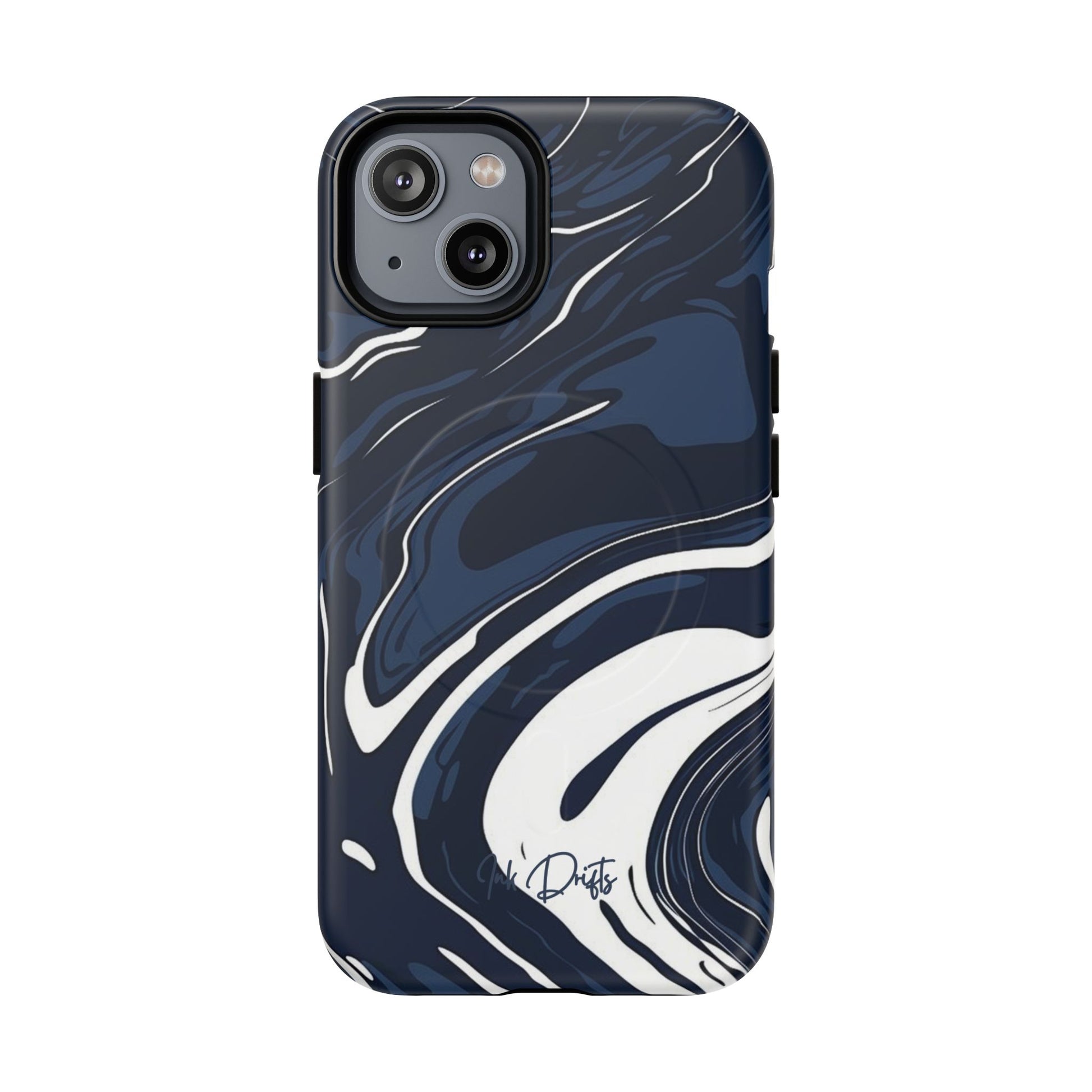 iPhone 14 Matte Phone Case - Marble Swirl | MagSafe iPhone Case