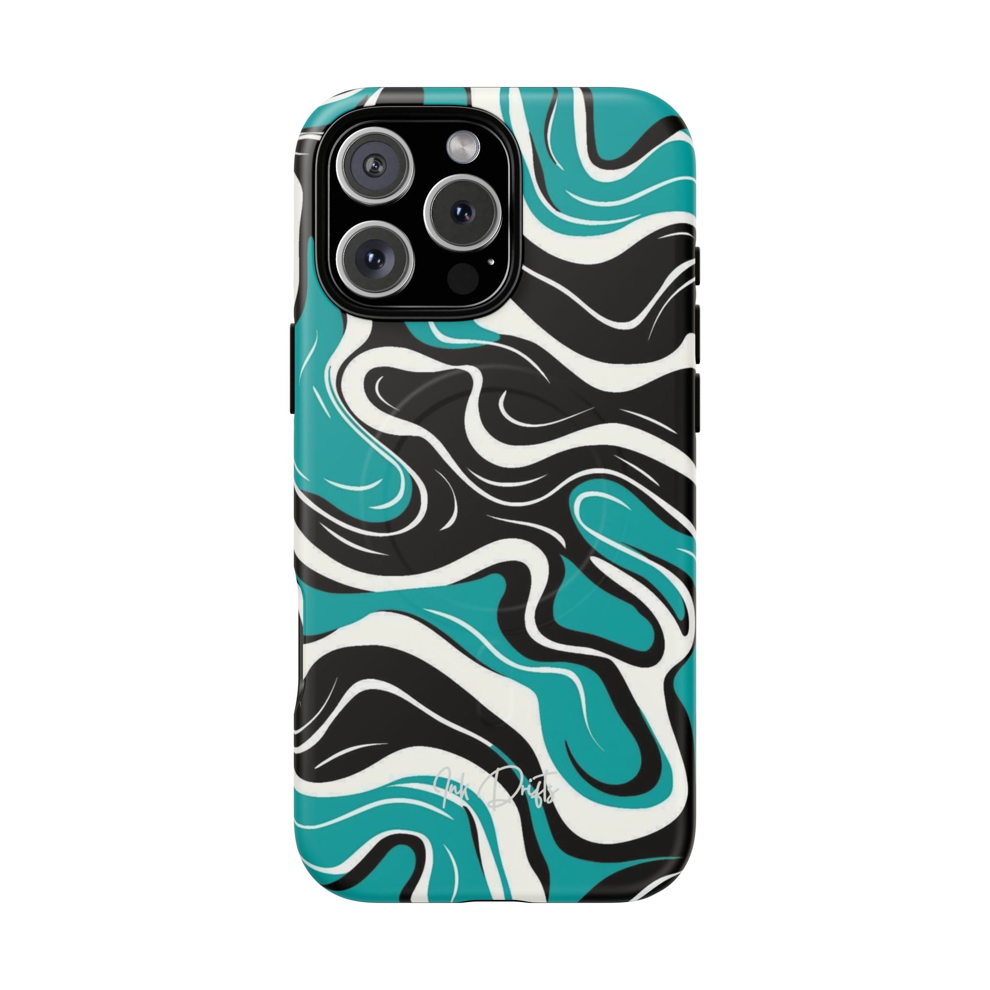 iPhone 16 Pro Max Matte Phone Case - Teal Tempest | MagSafe iPhone Case