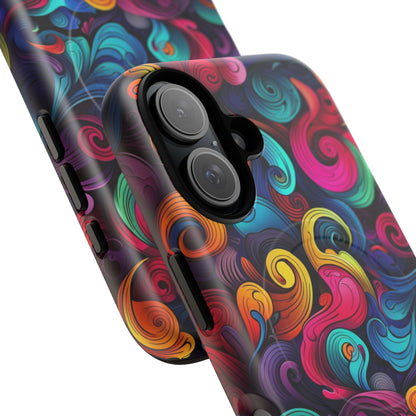 Phone Case - Psychedelic Waves | MagSafe iPhone Case