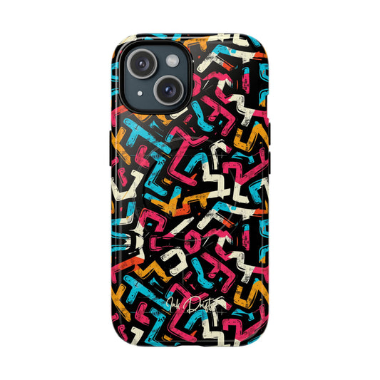 iPhone 15 Glossy Phone Case - Color Frenzy | MagSafe iPhone Case