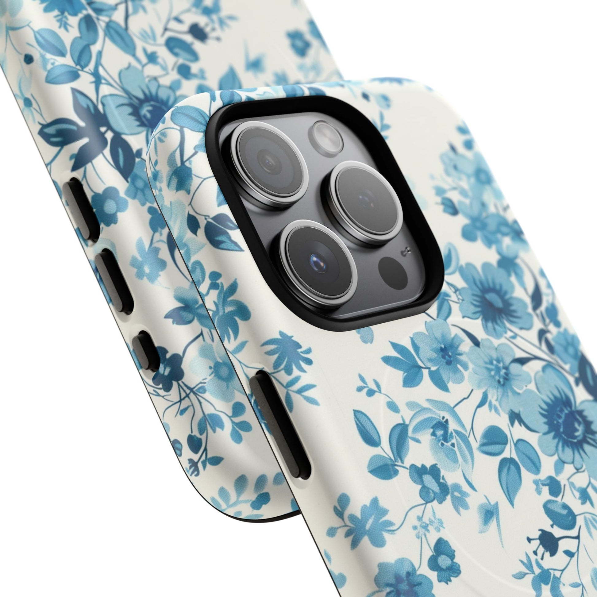 Phone Case - Blue Blossom | MagSafe iPhone Case