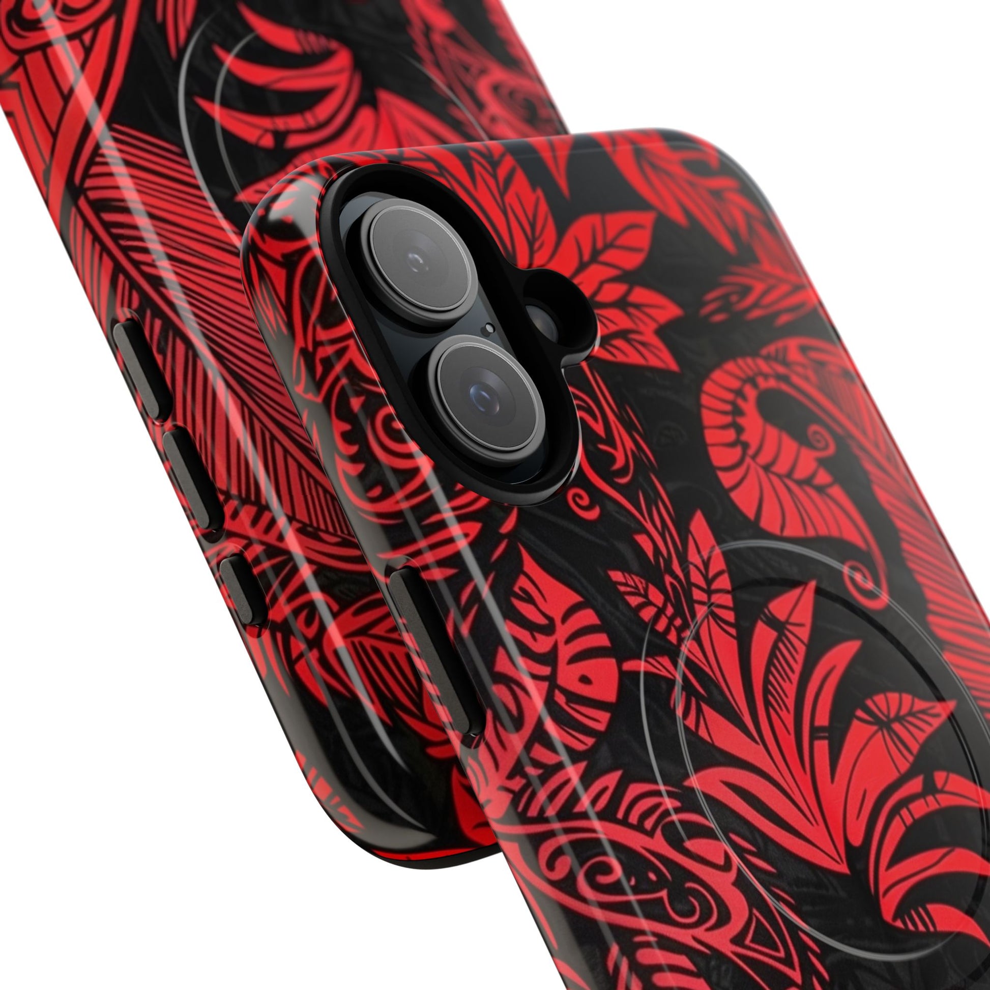 Phone Case - Crimson Jungle | MagSafe iPhone Case