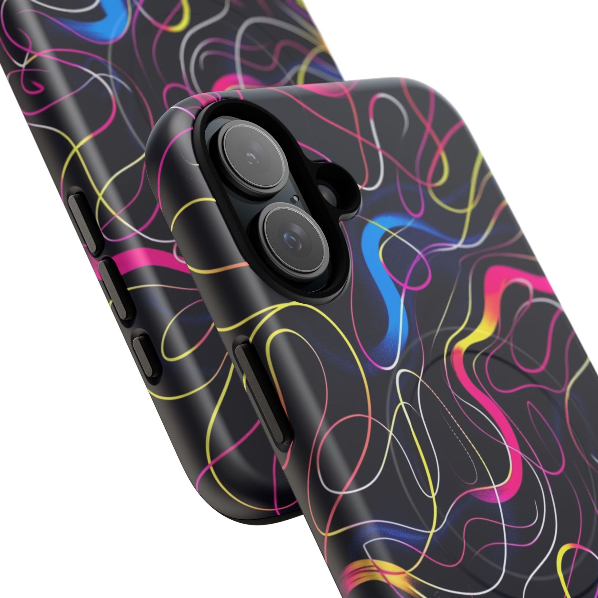 Phone Case - Neon Tangles | MagSafe iPhone Case