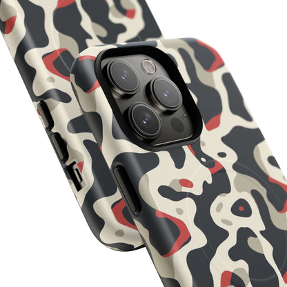 Phone Case - Cream Red Camo | MagSafe iPhone Case