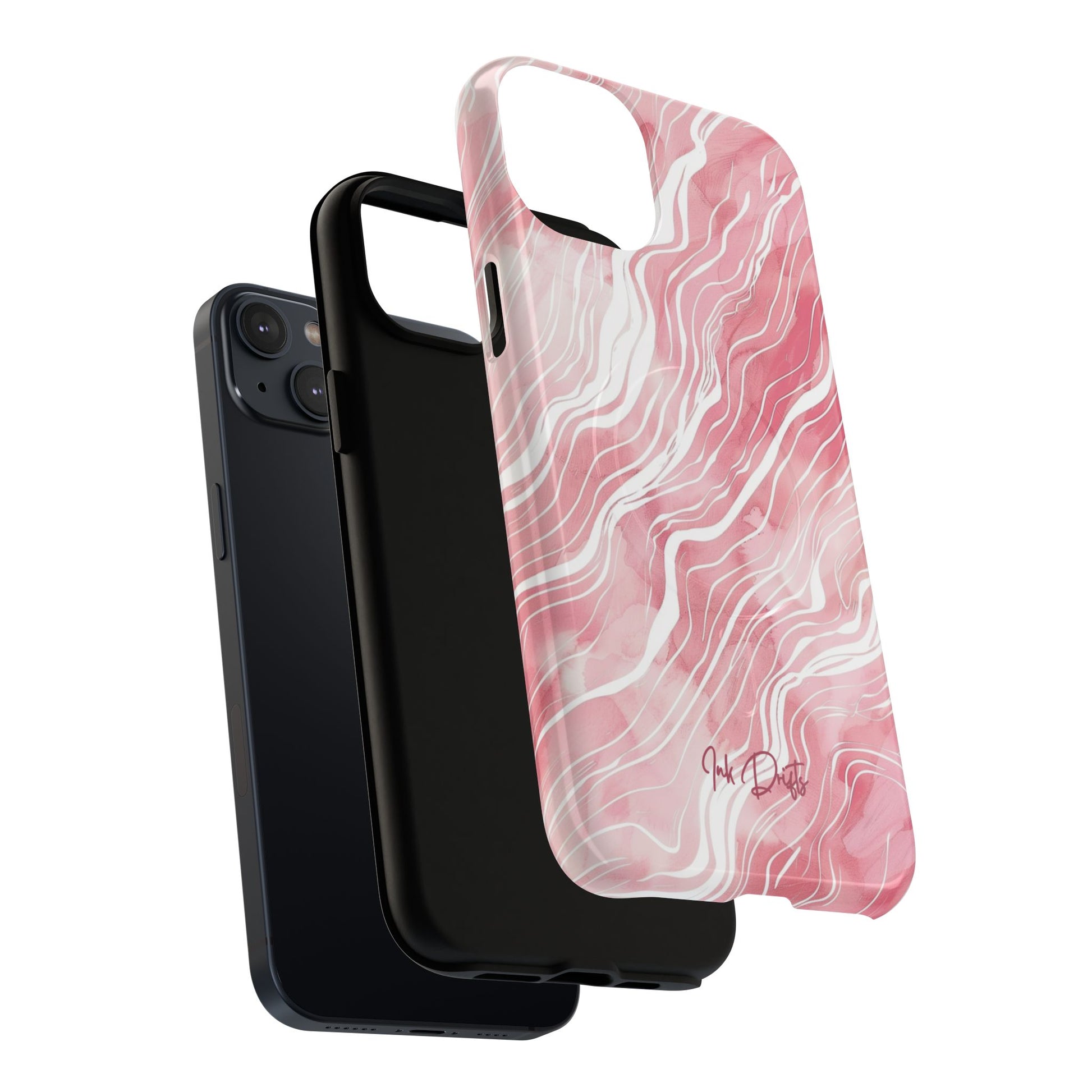 Phone Case - Blush Waves | MagSafe iPhone Case