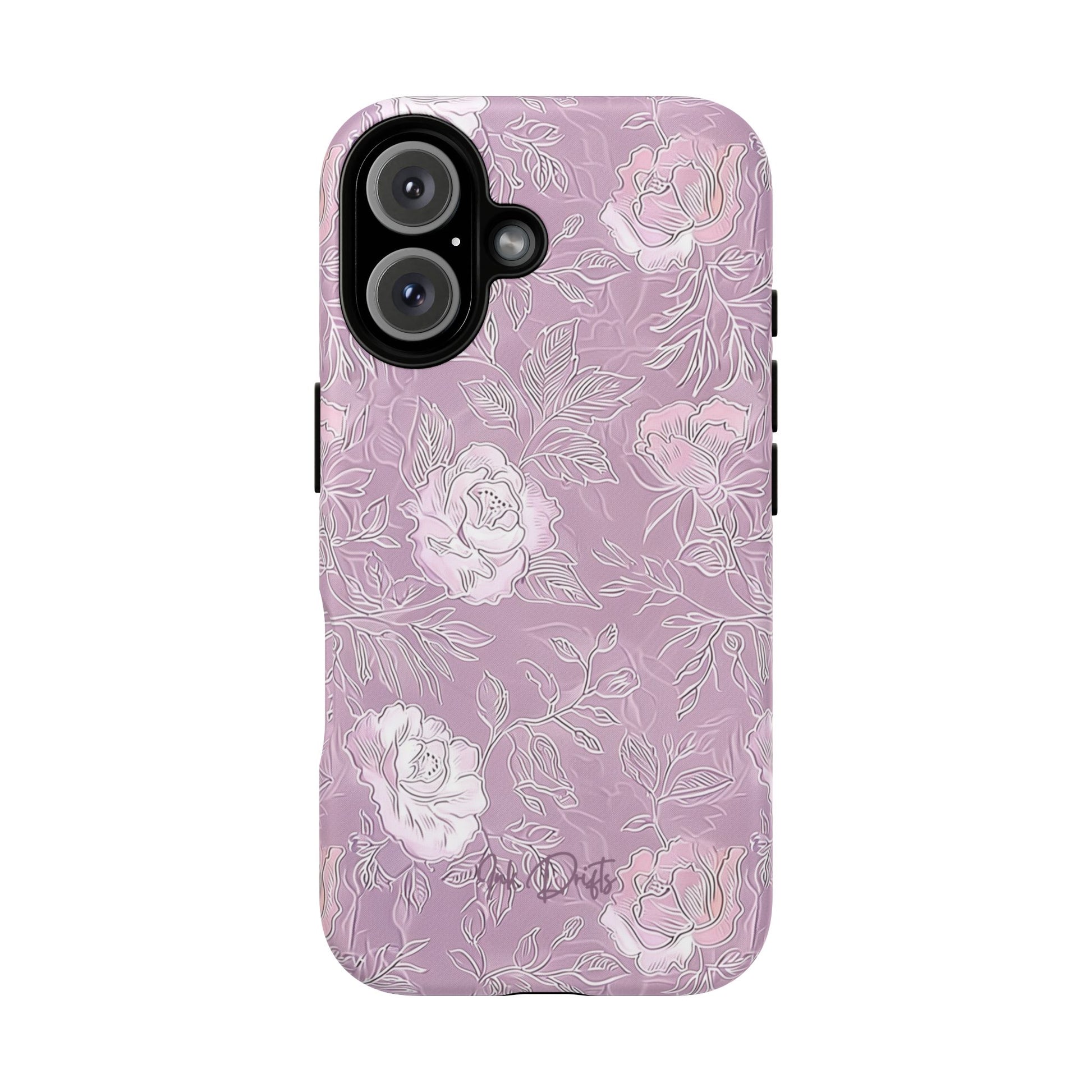 iPhone 16 Matte Phone Case - Silken Roses | MagSafe iPhone Case